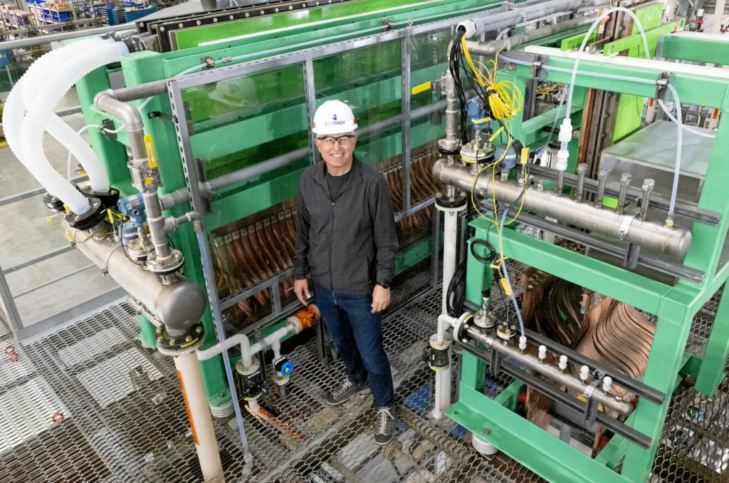 CEO of Verdagy in green hydrogen plant